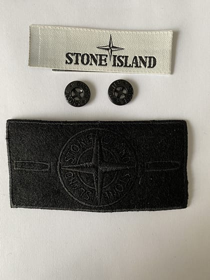 ghost stone island badge
