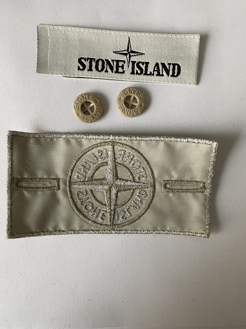 White Stone Island Replacement Badge